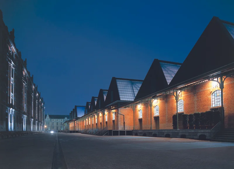 The historic Tour & Taxis convention halls in Brussels