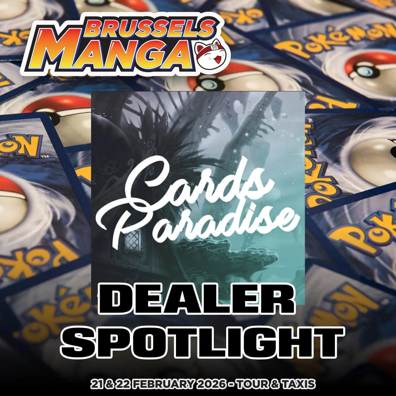 Trading cards and collectibles at Brussels Manga
